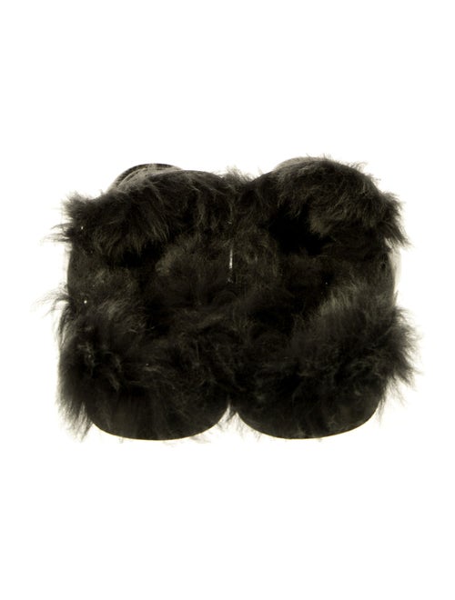 Louis Vuitton LV Monogram Leather Slippers