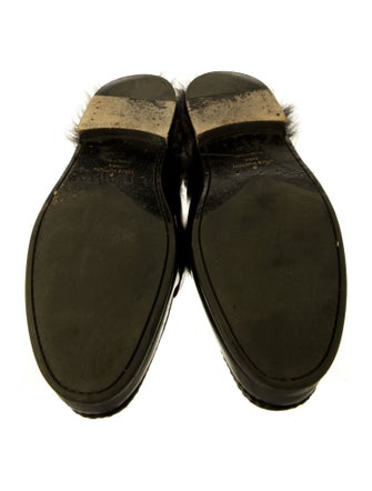 Louis Vuitton LV Monogram Leather Slippers