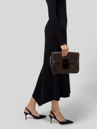 Louis Vuitton LV Monogram S Lock A4 Pouch