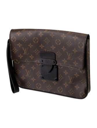Louis Vuitton LV Monogram S Lock A4 Pouch