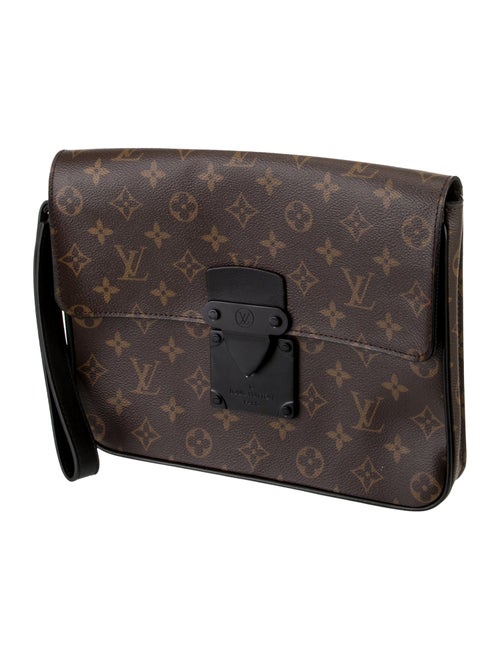 Louis Vuitton LV Monogram S Lock A4 Pouch