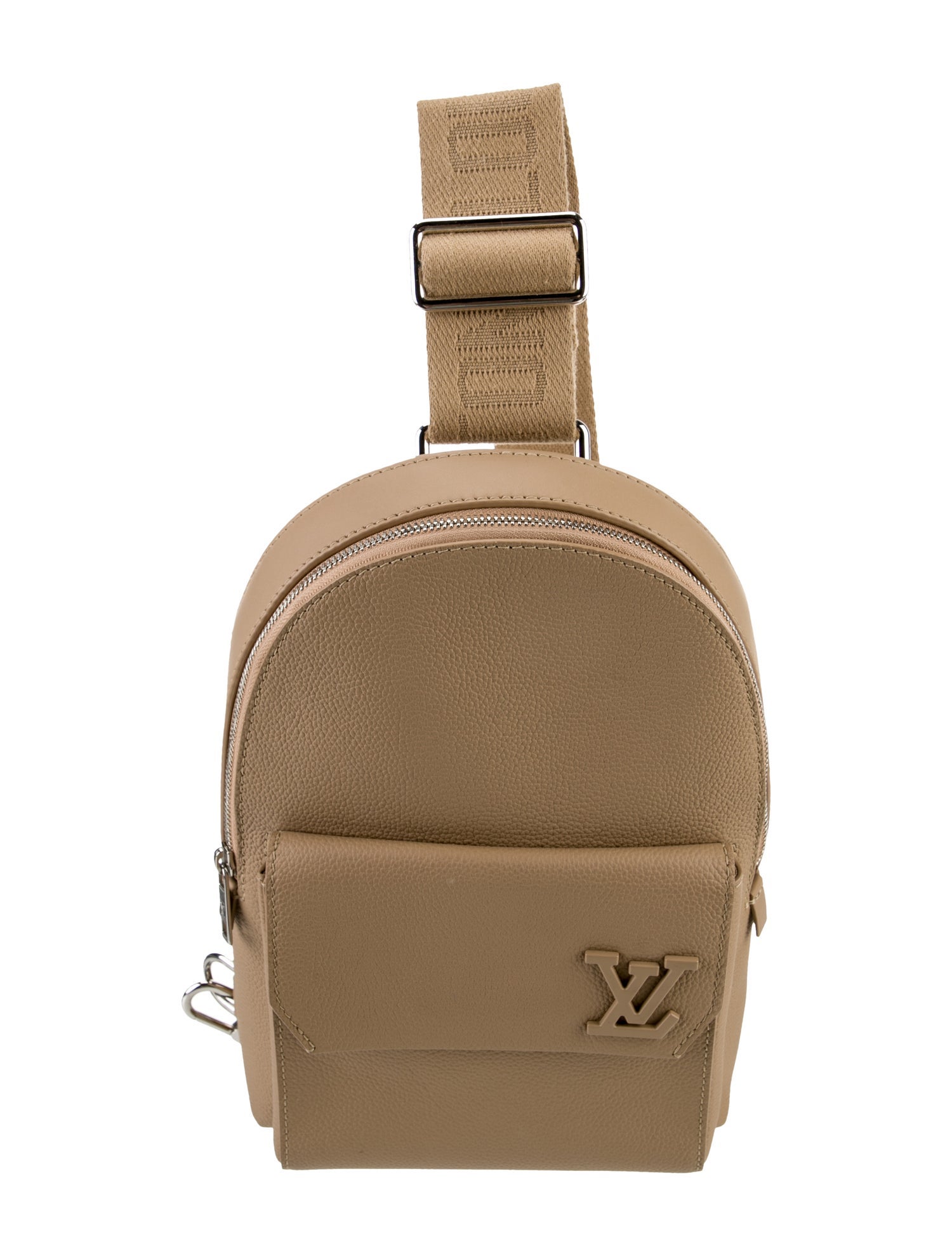 Louis Vuitton Leather Aerogram Pilot Sling Bag