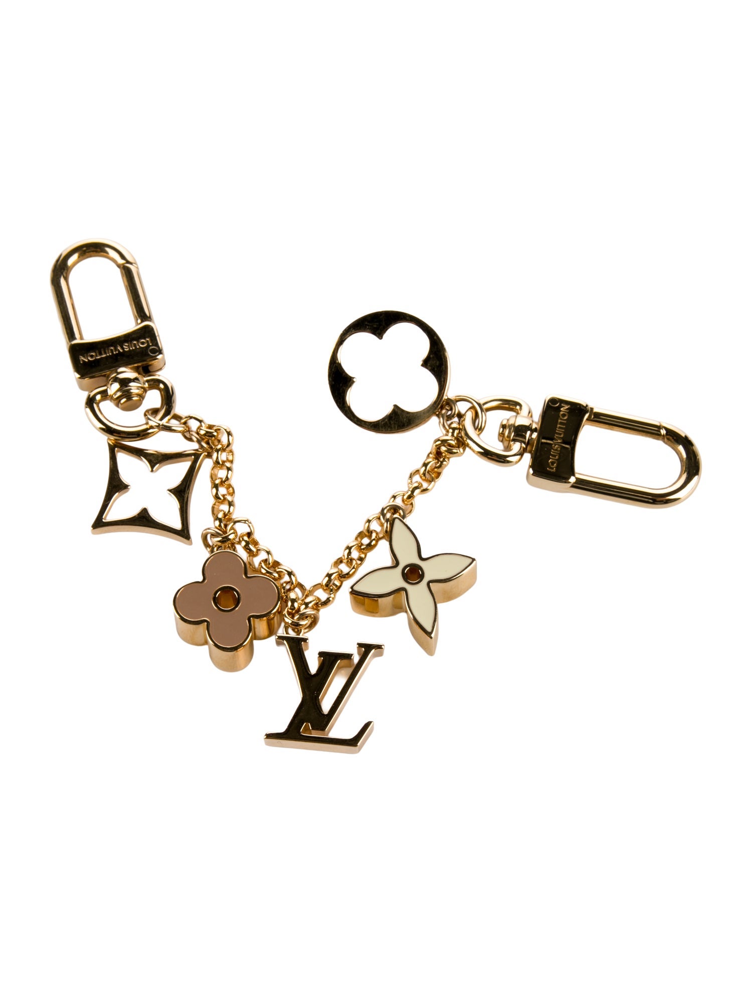 Louis Vuitton Fleur de Monogram Bag Charm Chain