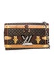 Louis Vuitton Damier Ebene Time Trunk Twist Wallet on Chain