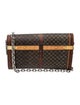 Louis Vuitton Damier Ebene Time Trunk Twist Wallet on Chain