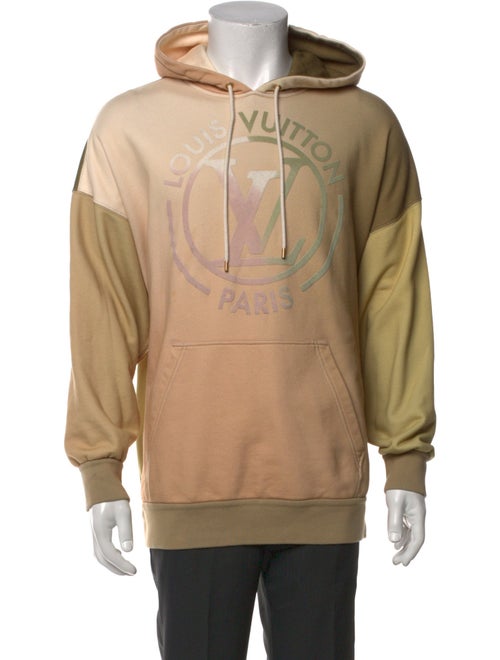 Louis Vuitton Printed Crew Neck Hoodie