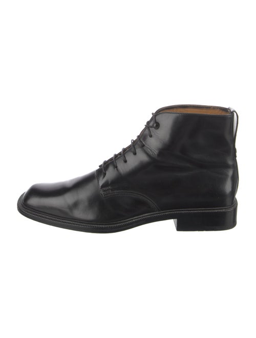 Louis Vuitton LV Monogram Leather Lace-Up Boots