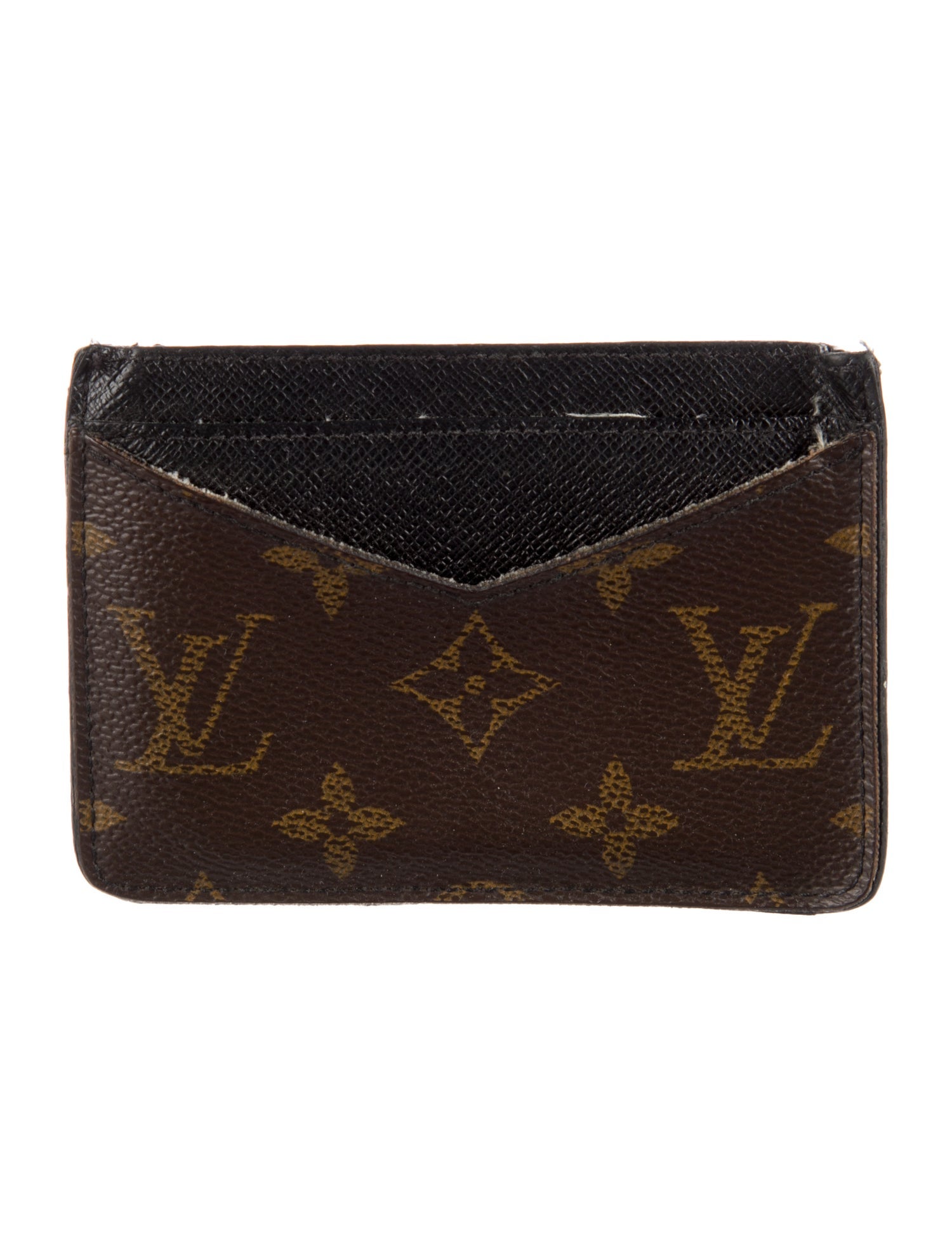 Louis Vuitton LV Monogram Coated Canvas Card Case