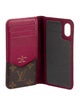 Louis Vuitton 2017 Monogram iPhone X/Xs Folio Case