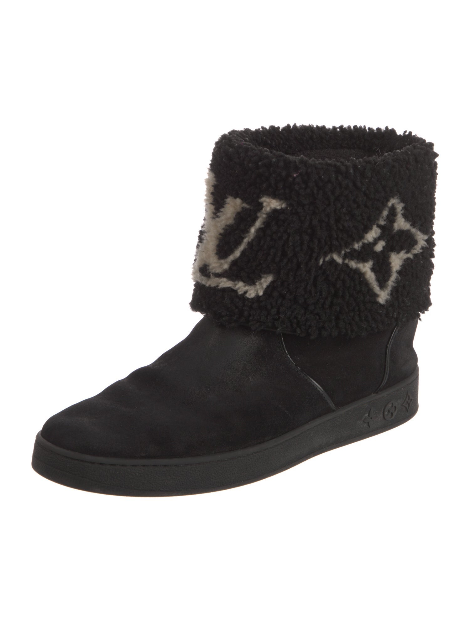 Louis Vuitton LV Monogram Suede Boots