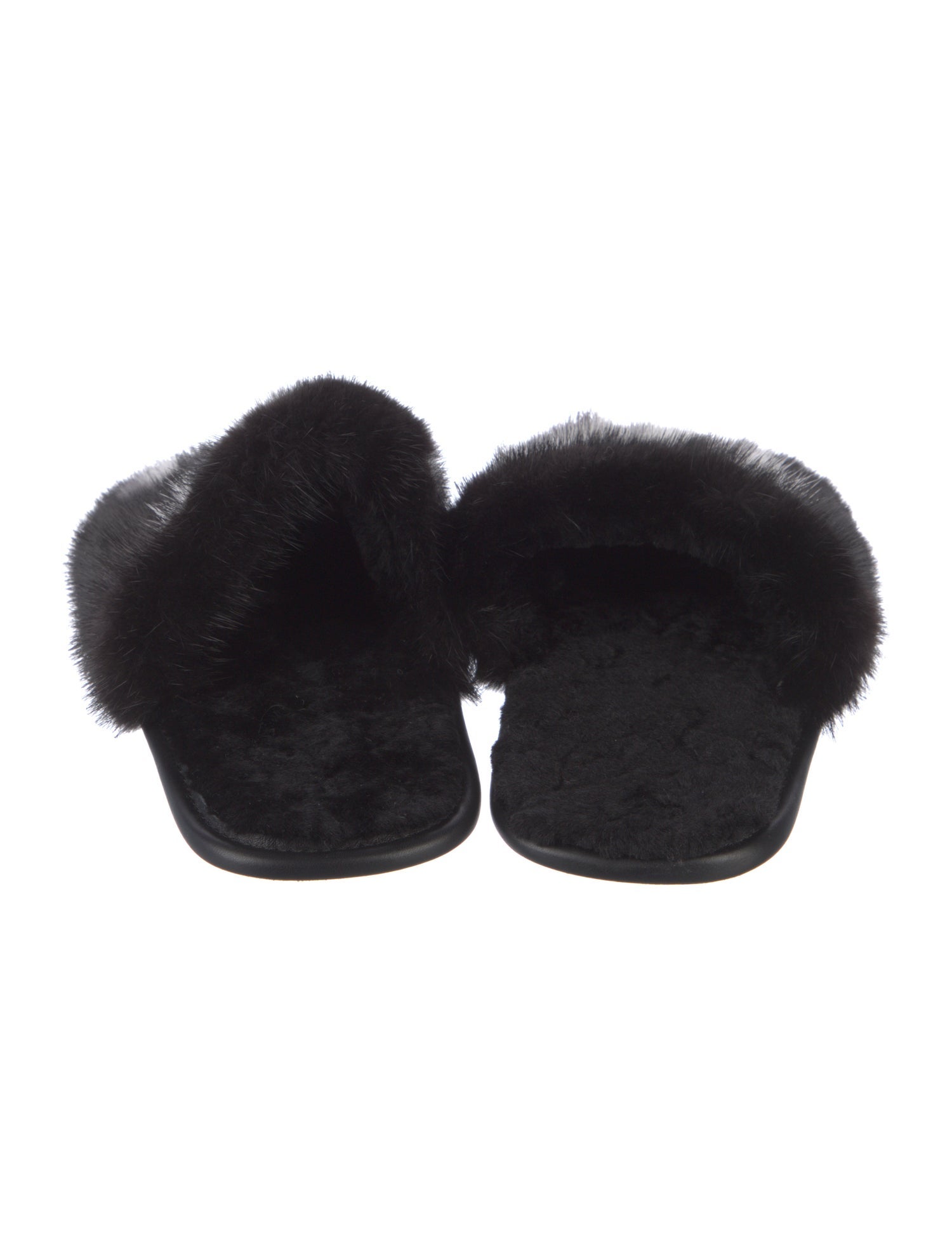 Louis Vuitton Mink Graphic Print Slides