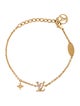 Louis Vuitton Crystal 'LV Iconic' Charm Bracelet