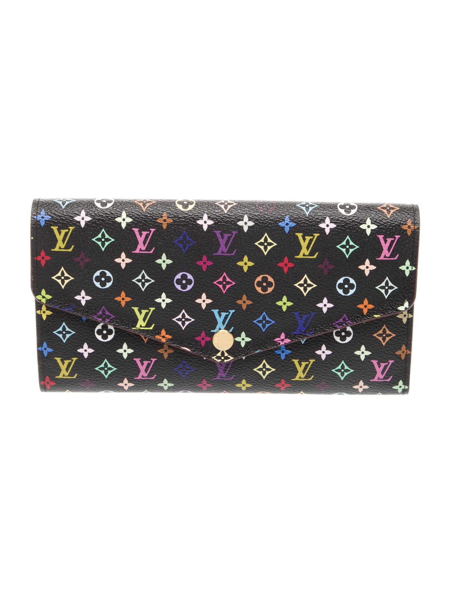 Louis Vuitton 2014 Multicolore Monogram Pattern Sarah Wallet