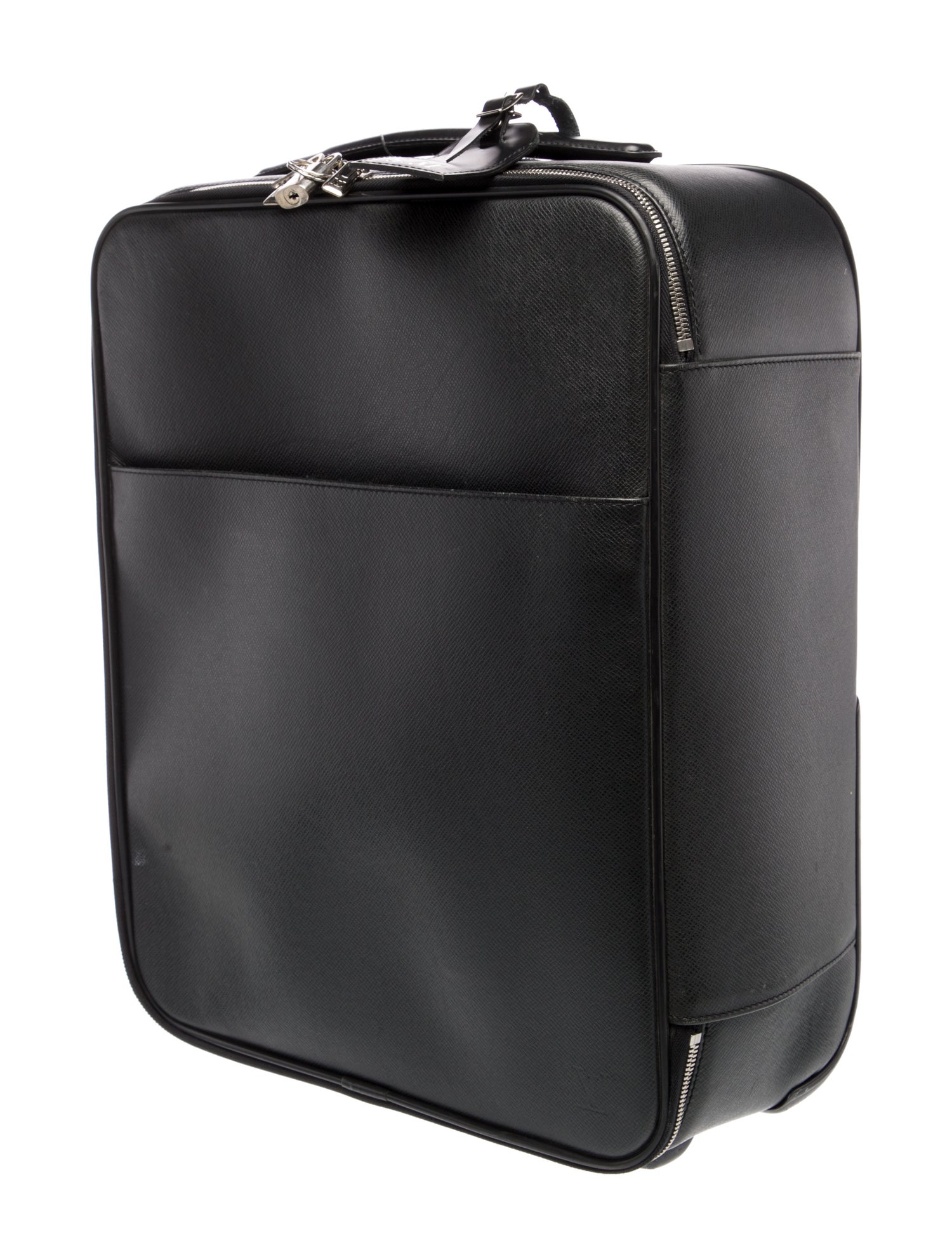 Louis Vuitton Leather Rolling Suitcase