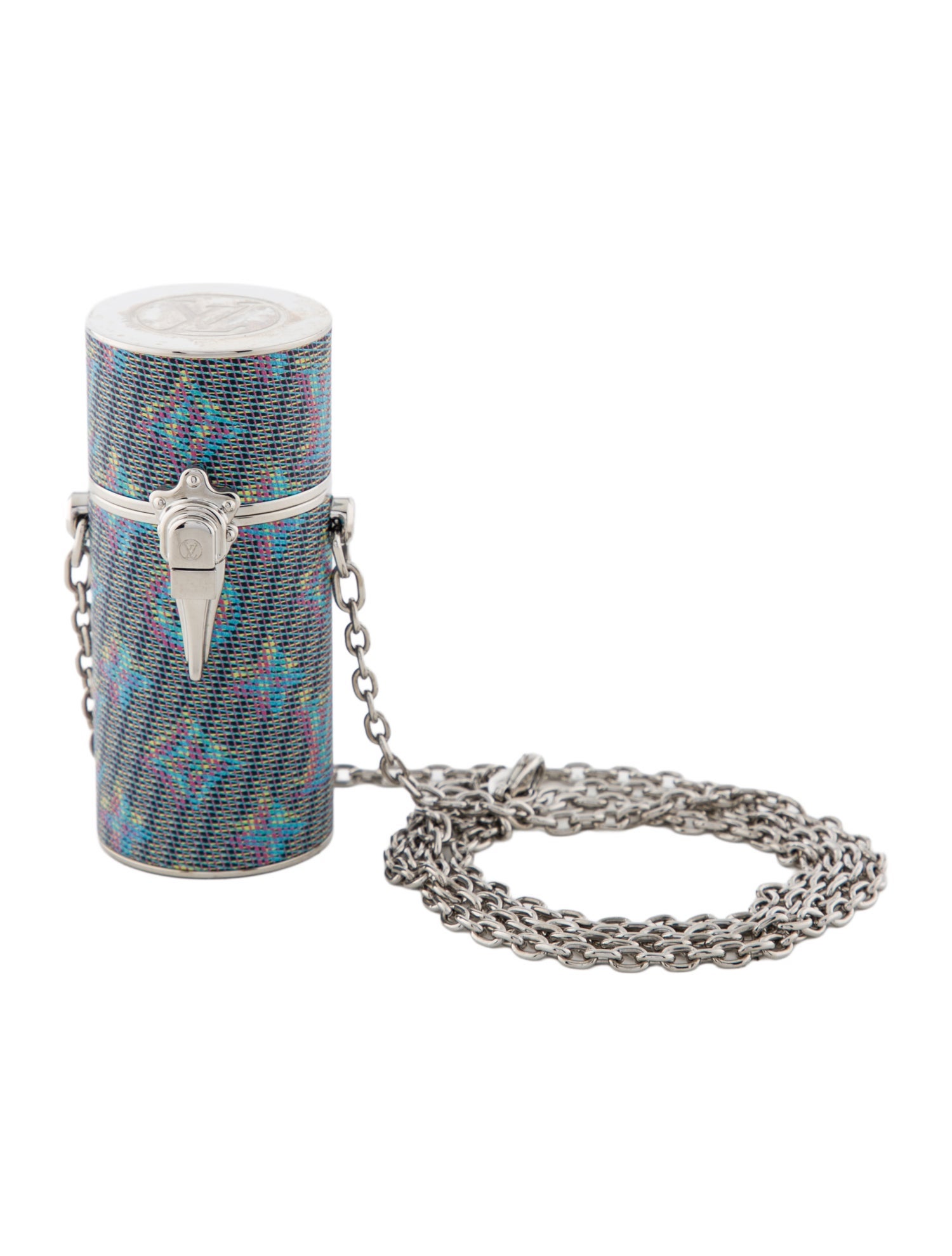 Louis Vuitton Monogram LV Pop Chain Lipstick Case