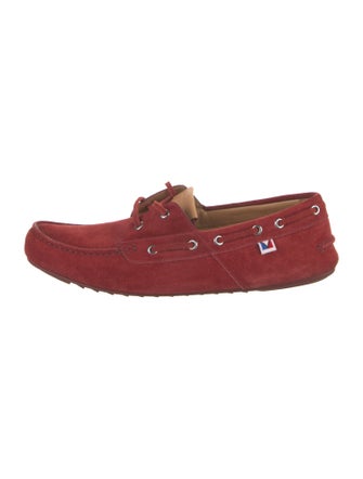 Louis Vuitton LV Monogram Suede Moccasins