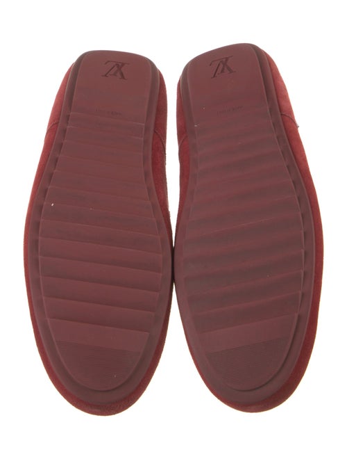 Louis Vuitton LV Monogram Suede Moccasins
