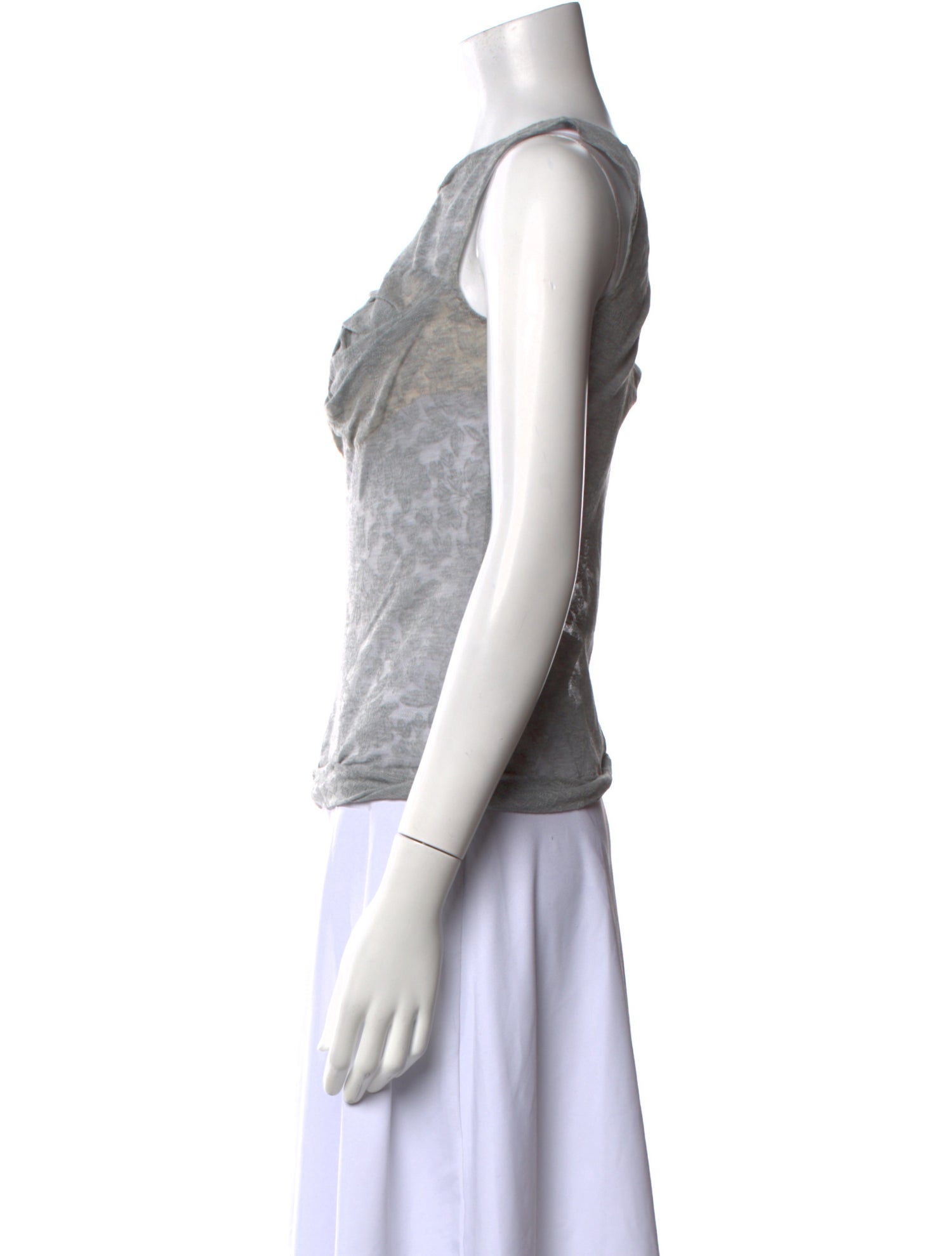 Louis Vuitton Cowl Neck Sleeveless Top
