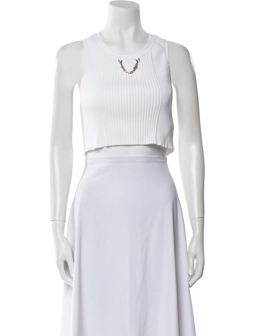 Louis Vuitton Striped Scoop Neck Crop Top