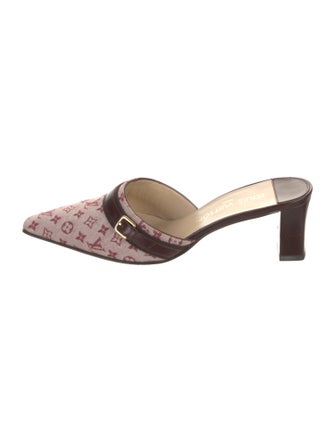 Louis Vuitton LV Monogram Canvas Mules