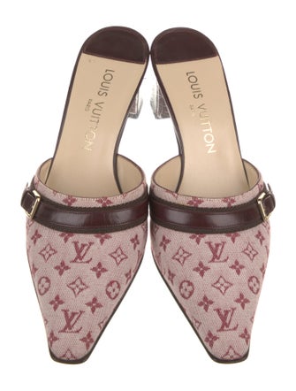 Louis Vuitton LV Monogram Canvas Mules