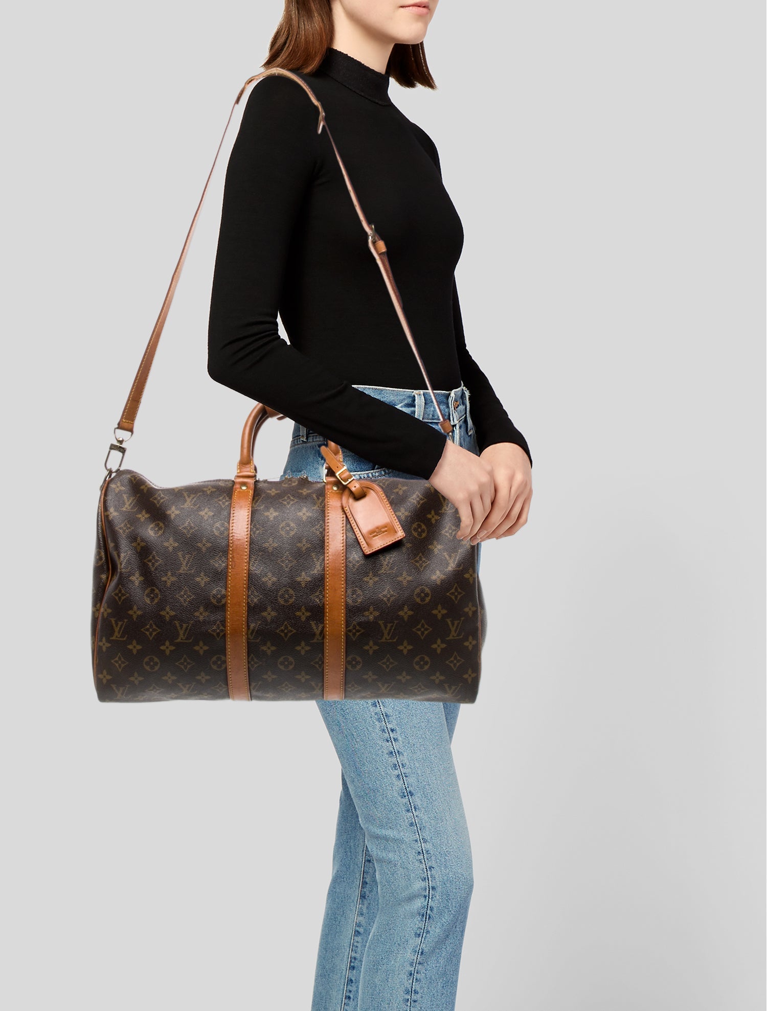 Louis Vuitton LV Monogram Speedy Bandouliere 45