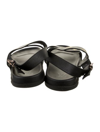 Louis Vuitton Leather Patterned Sandals