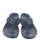 Louis Vuitton Damier Infini Rubber Flip Flops