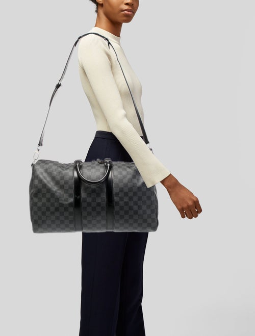 Louis Vuitton Damier Graphite Keepall Bandouliere 45