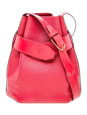 Louis Vuitton Bucket Bags Epi Leather Sac d'Epaule PM Vintage