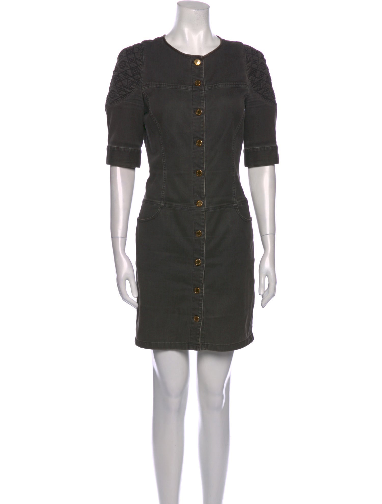 Louis Vuitton Crew Neck Mini Dress