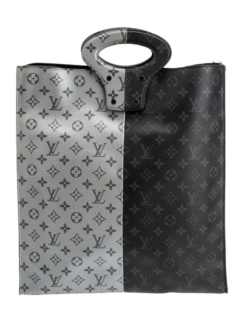 Louis Vuitton Monogram Eclipse North South Tote Monogram Eclipse Split