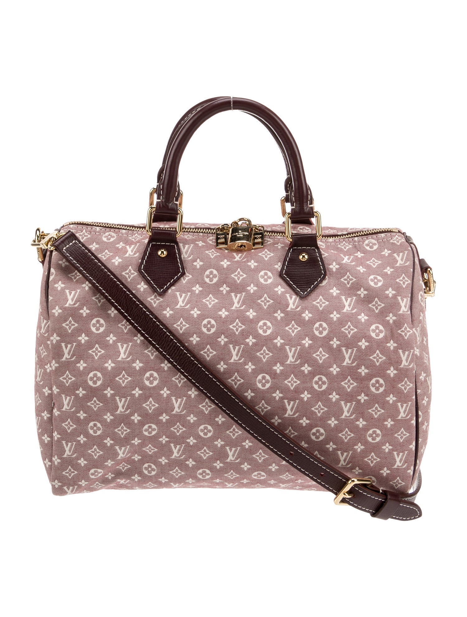 Louis Vuitton Monogram Mini Lin Speedy Bandouliere 30
