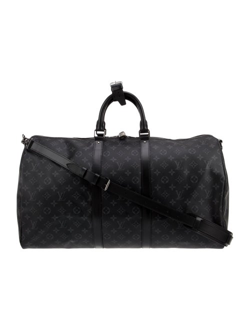 Louis Vuitton Monogram Eclipse Keepall Bandouliere 55
