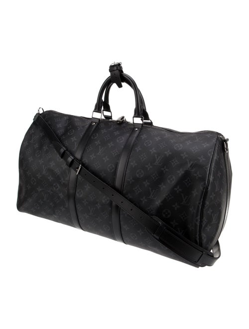 Louis Vuitton Monogram Eclipse Keepall Bandouliere 55