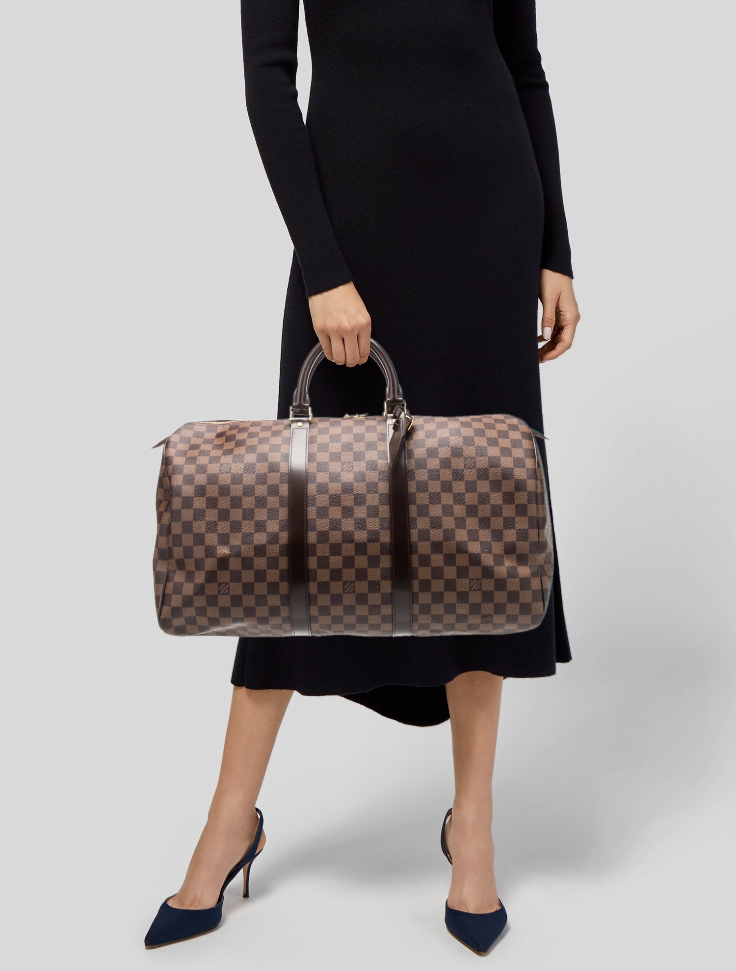 Louis Vuitton Damier Ebene Keepall 55