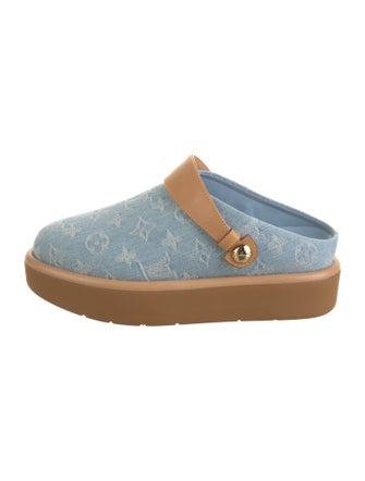 Louis Vuitton LV Monogram Denim Mules