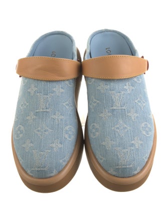 Louis Vuitton LV Monogram Denim Mules