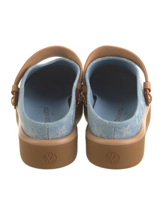 Louis Vuitton LV Monogram Denim Mules