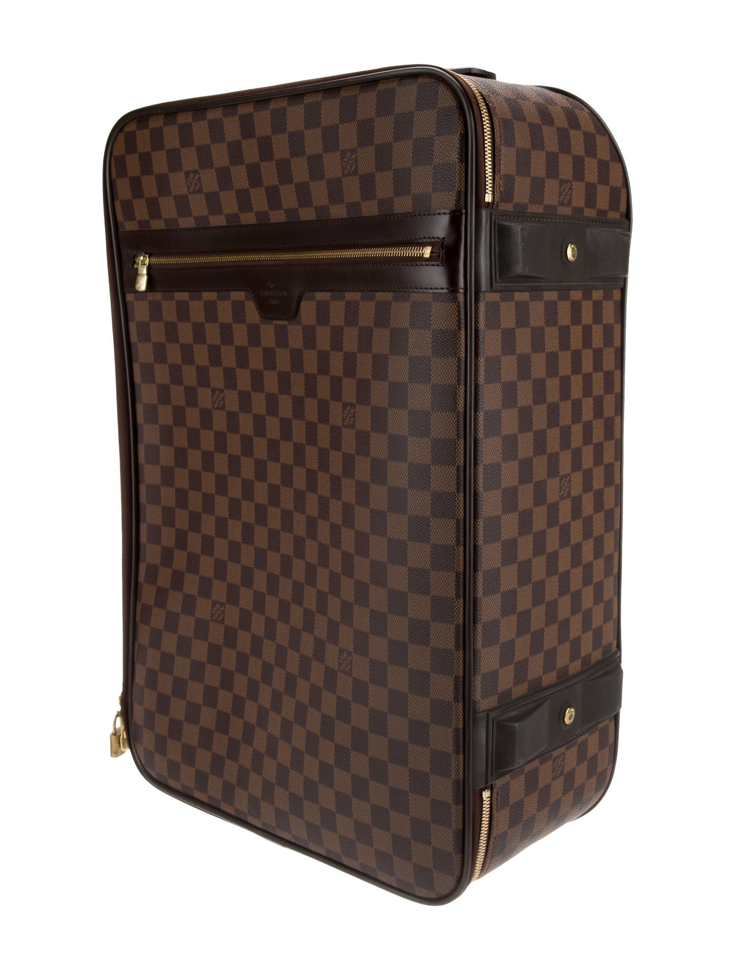 Louis Vuitton Mens' Damier Ebene Pegase 55 Weekender