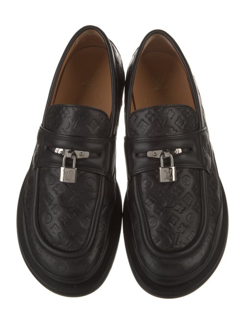 Louis Vuitton LV Monogram Leather Loafers
