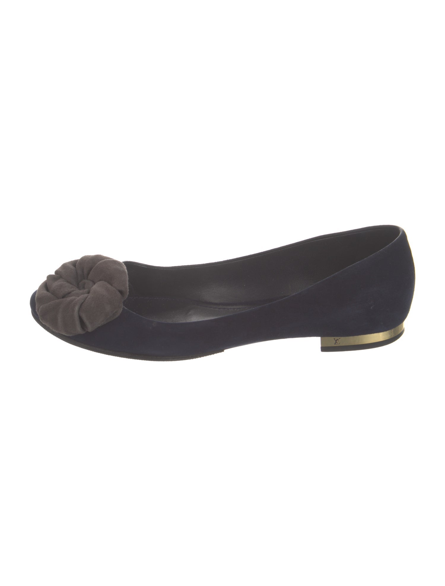 Louis Vuitton Suede Ballet Flats