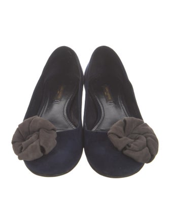 Louis Vuitton Suede Ballet Flats