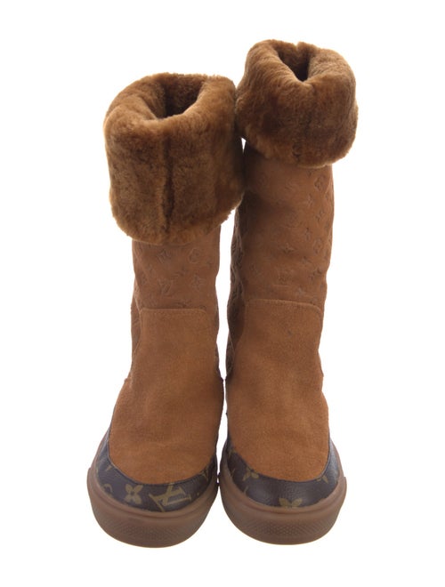 Louis Vuitton Suede Snow Boots