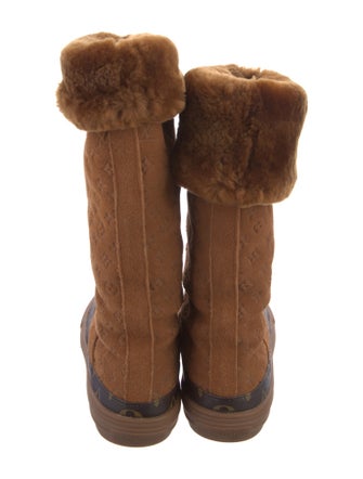 Louis Vuitton Suede Snow Boots