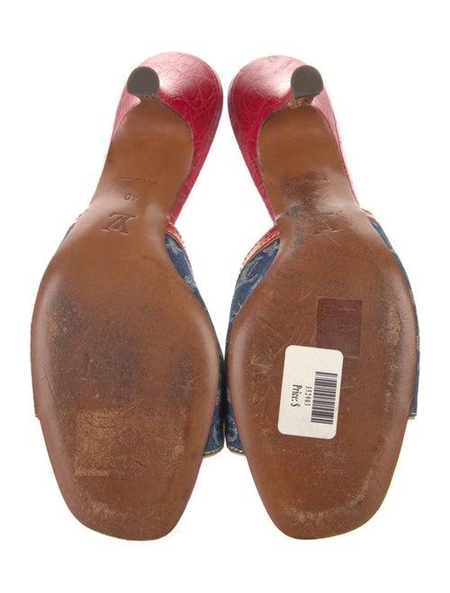 Louis Vuitton LV Monogram Denim Slides