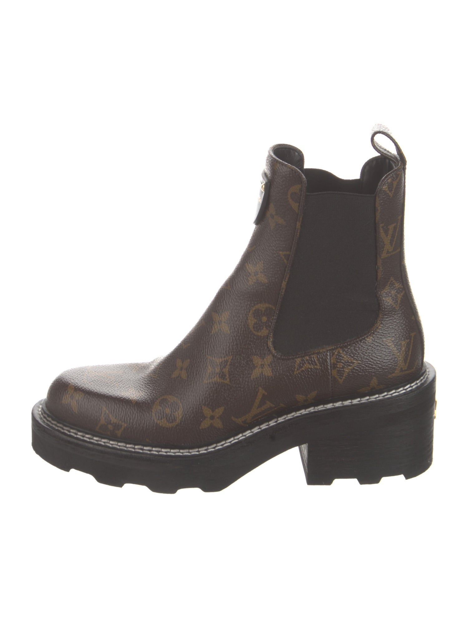 Louis Vuitton LV Monogram Chelsea Boots