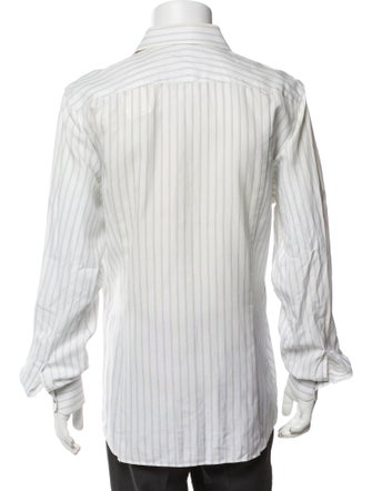 Louis Vuitton Striped Long Sleeve Dress Shirt