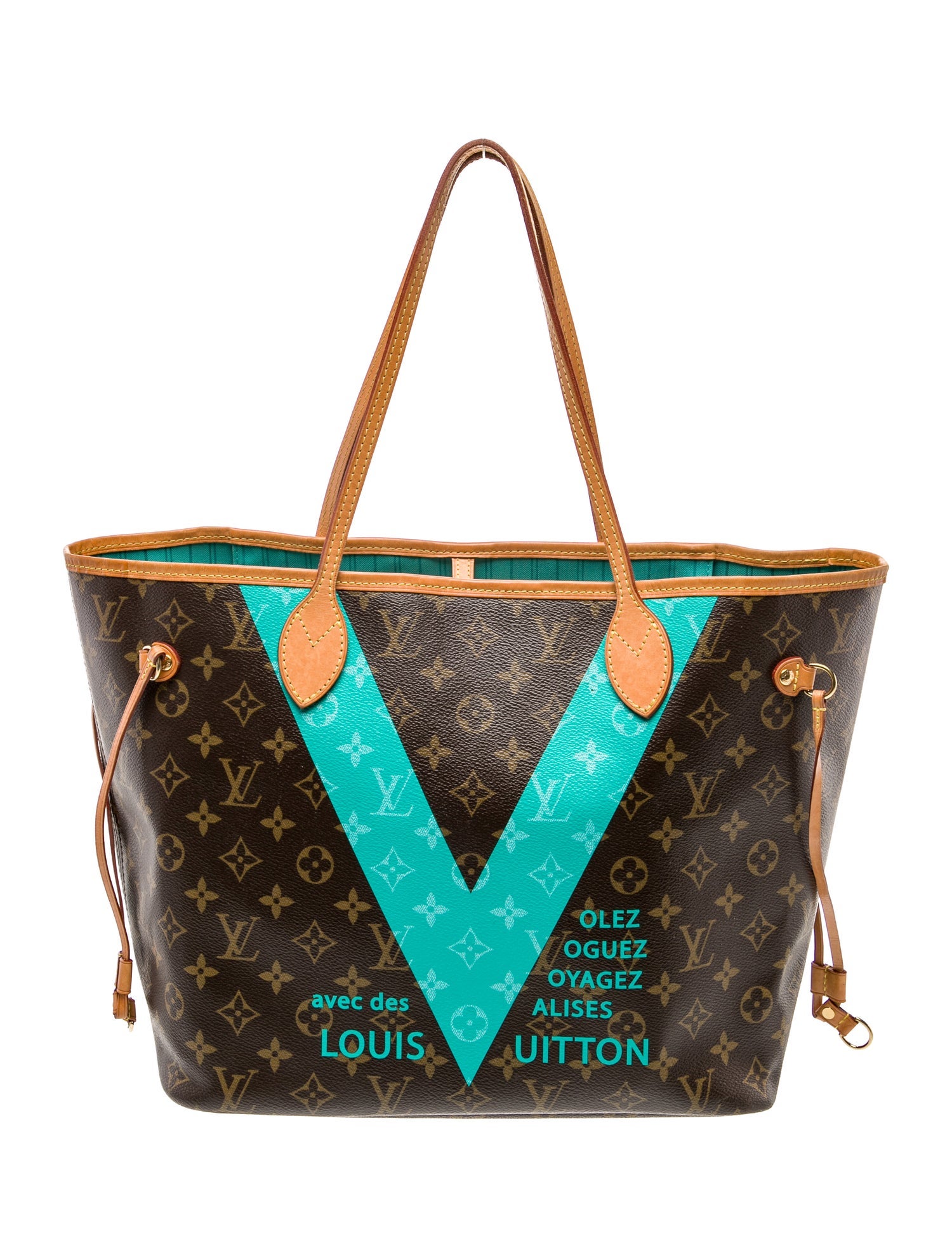 Louis Vuitton LV Monogram Neverfull w/Pouch MM