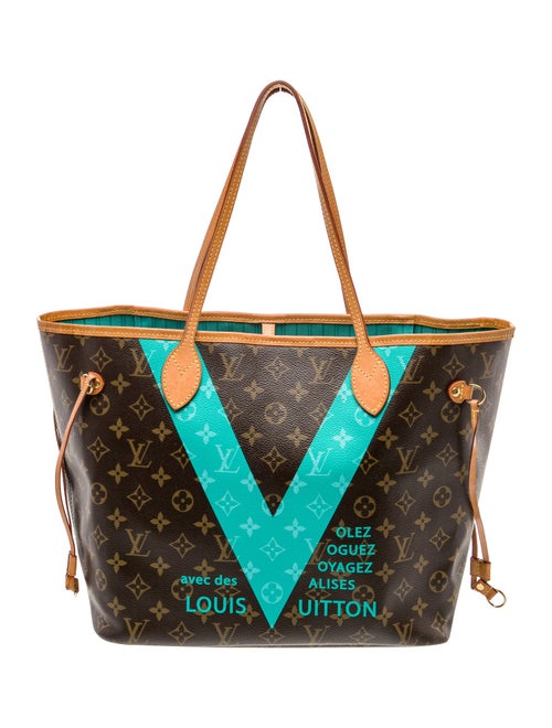 Louis Vuitton LV Monogram Neverfull w/Pouch MM